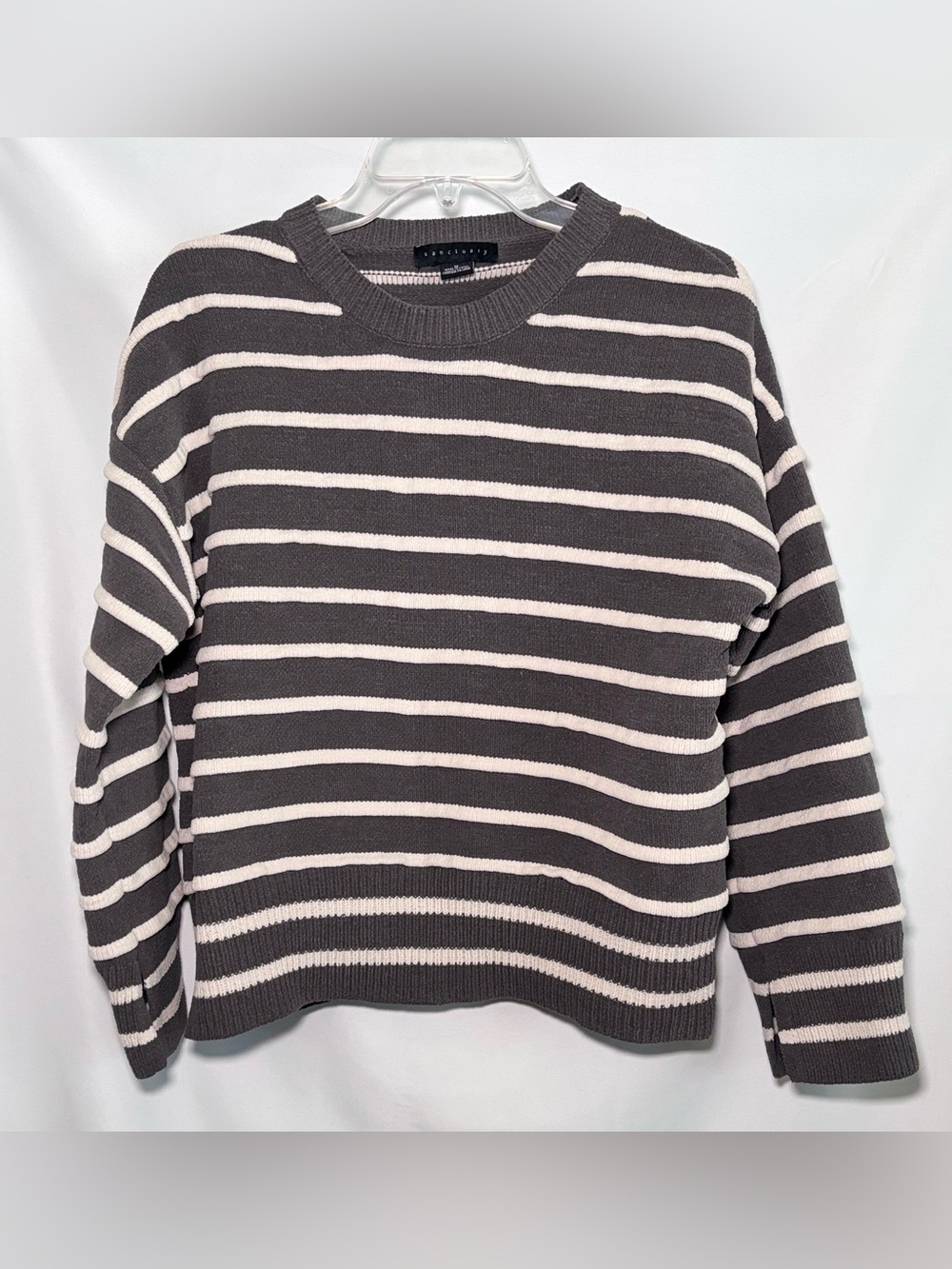 Sanctuary Striped Pullover Knit Sweater